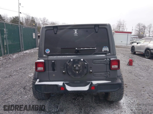 2019 Jeep Wrangler Unlimited Sahara with VIN 1C4HJXEG8KW533339, listed as a IAAI auction lot 40963653 with 69,202 mi miles and . Bid and sale history available at DreamBid. Image 16.