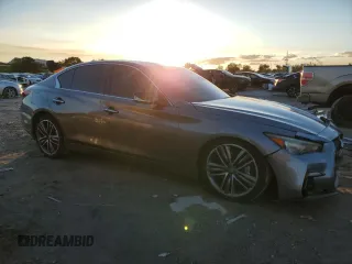 2015 Infiniti Q50 Premium with VIN JN1BV7AP3FM336177, listed as a Copart auction lot 50876135 with 102,126 mi miles and Non Repairable. Bid and sale history available at carsss.com. Image 4.