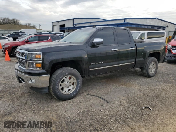 2014 Chevrolet Silverado 1500 LTZ with VIN 1GCVKSEC0EZ237833, listed as a Copart auction lot 55174575 with 146,337 mi miles and Clean Title. Bid and sale history available at DreamBid. Image 1.