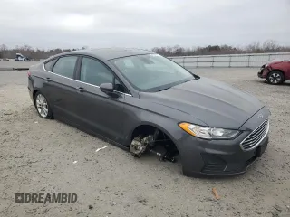 2019 Ford Fusion SE with VIN 3FA6P0HD7KR128757, listed as a Copart auction lot 48940115 with 106,419 mi miles and Salvage Title. Bid and sale history available at DreamBid. Image 4.
