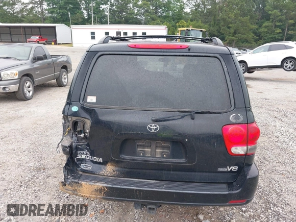 2006 Toyota Sequoia Limited with VIN 5TDZT38AX6S275829, listed as a IAAI auction lot 39725730 with 310,011 mi miles and . Bid and sale history available at DreamBid. Image 16.