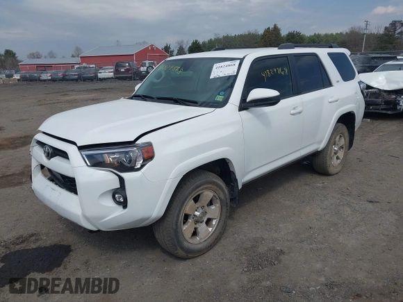 2022 Toyota 4Runner SR5 with VIN JTEMU5JR7N6028362, listed as a IAAI auction lot 41824868 with 68,496 mi miles and . Bid and sale history available at DreamBid. Image 2.