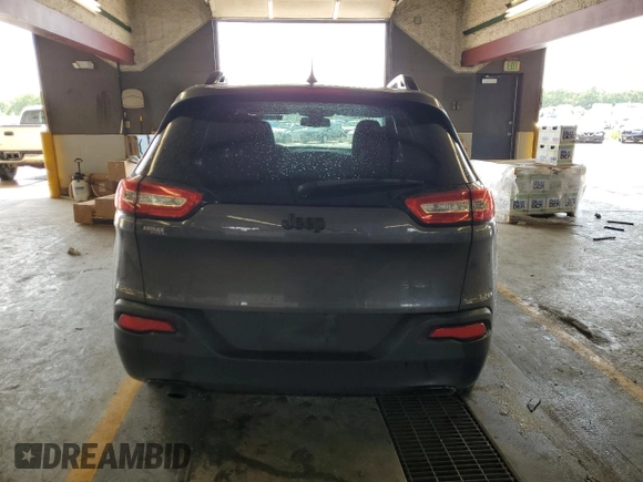 2017 Jeep Cherokee Sport with VIN 1C4PJLAB2HW623738, listed as a Copart auction lot 61817915 with 131,022 mi miles and Salvage title. Bid and sale history available at DreamBid. Image 6.