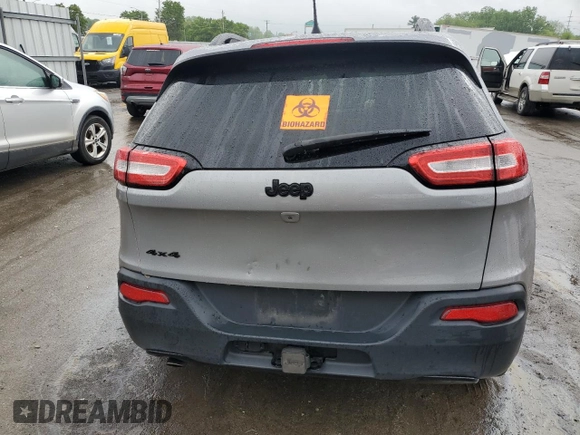 2016 Jeep Cherokee Altitude with VIN 1C4PJMCB0GW103491, listed as a Copart auction lot 57629645 with Not provided miles and Salvage title. Bid and sale history available at DreamBid. Image 6.