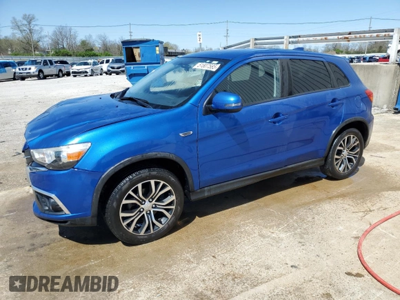 2018 Mitsubishi Outlander ES with VIN JA4AP3AU5JU024172, listed as a Copart auction lot 51807585 with 86,580 mi miles and Salvage title. Bid and sale history available at DreamBid. Image 1.