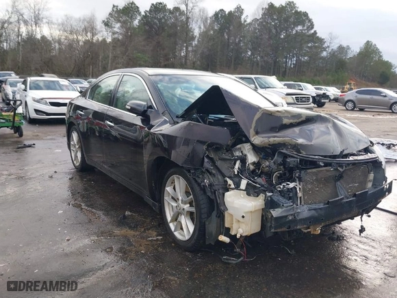 2011 Nissan Maxima 3.5 S with VIN 1N4AA5APXBC815890, listed as a IAAI auction lot 41427128 with 166,513 mi miles. Bid and sale history available at carsss.com. Image 1.