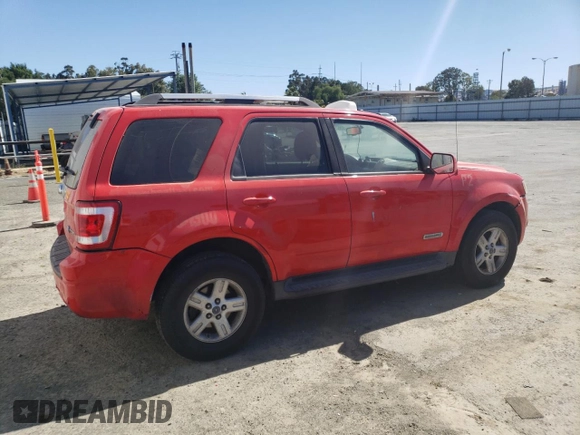 2008 Ford Escape Hybrid with VIN 1FMCU49H38KD67312, listed as a Copart auction lot 55627855 with 282,519 mi miles and Salvage title. Bid and sale history available at DreamBid. Image 3.