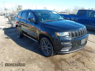 2018 Jeep Grand Cherokee Overland with VIN 1C4RJFCG1JC334098, listed as a IAAI auction lot 41708642 with 50,980 mi miles. Bid and sale history available at carsss.com. Image 1.