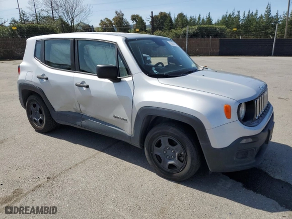 2017 Jeep Renegade Sport with VIN ZACCJAAB7HPF17852, listed as a Copart auction lot 50055315 with 149,769 mi miles and Salvage Title. Bid and sale history available at carsss.com. Image 4.