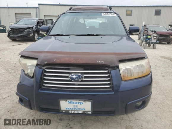 2006 Subaru Forester 2.5 X w/Premium Pkg with VIN JF1SG65656H759943, listed as a Copart auction lot 87381584 with 113,557 mi miles and Salvage Title. Bid and sale history available at carsss.com. Image 5.