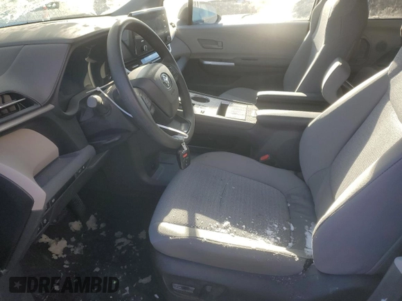2024 Toyota Sienna LE with VIN 5TDBRKEC3RS187385, listed as a Copart auction lot 41444725 with 43,309 mi miles and Salvage Title. Bid and sale history available at carsss.com. Image 7.