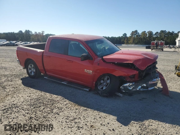 2021 Ram 1500 Classic SLT with VIN 1C6RR6LG6MS539488, listed as a Copart auction lot 76722184 with 65,095 mi miles and Salvage Title. Bid and sale history available at carsss.com. Image 4.