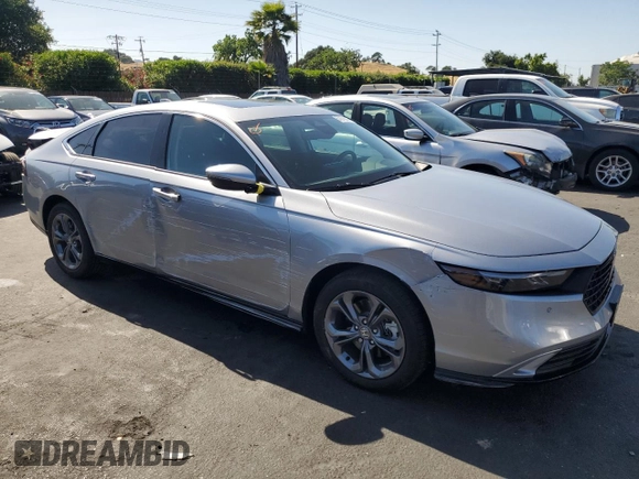 2023 Honda Accord EX-L with VIN 1HGCY2F65PA060147, listed as a Copart auction lot 57876835 with 10,995 mi miles and Salvage title. Bid and sale history available at DreamBid. Image 4.