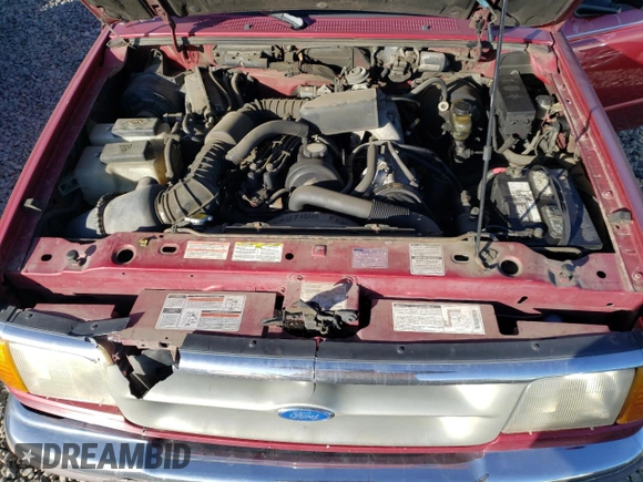 1995 Ford Ranger XL with VIN 1FTCR14A0SPA65601, listed as a Copart auction lot 89194915 with 170,858 mi miles and Clean Title. Bid and sale history available at DreamBid. Image 11.