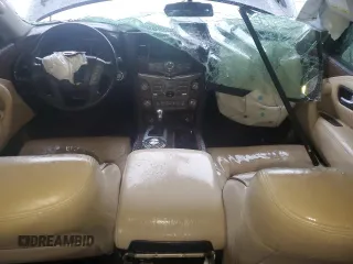 2020 Nissan Armada Platinum with VIN JN8AY2NF5L9360925, listed as a Copart auction lot 73123524 with Not Provided miles and Salvage Title. Bid and sale history available at carsss.com. Image 8.