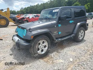 2014 Jeep Wrangler Sahara with VIN 1C4AJWBG8EL248291, listed as a Copart auction lot 60611345 with 84,777 mi miles and Salvage title. Bid and sale history available at DreamBid. Image 1.