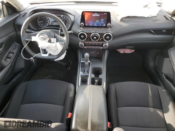 2024 Nissan Sentra SV with VIN 3N1AB8CV3RY244350, listed as a Copart auction lot 43572955 with 19,705 mi miles and Salvage title. Bid and sale history available at DreamBid. Image 8.