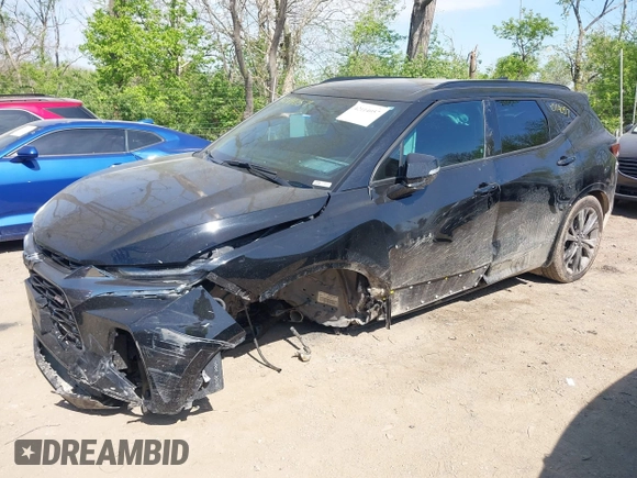 2022 Chevrolet Blazer RS с VIN 3GNKBERS0NS137967, выставлен на аукционе IAAI как лот 42114057 с пробегом 61 085 миль миль и . История ставок и продаж доступна на DreamBid. Изображение 6.