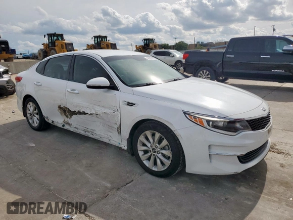 2018 Kia Optima LX with VIN 5XXGT4L33JG255308, listed as a Copart auction lot 56335145 with 101,674 mi miles and Salvage title. Bid and sale history available at DreamBid. Image 4.