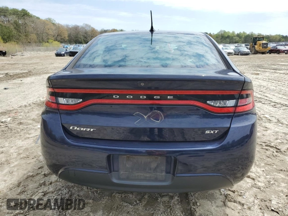 2015 Dodge Dart SXT with VIN 1C3CDFBB7FD369852, listed as a Copart auction lot 51975125 with 69,224 mi miles and Salvage Title. Bid and sale history available at DreamBid. Image 6.