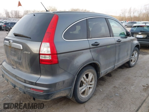 2010 Honda CR-V EX with VIN 5J6RE4H57AL057984, listed as a IAAI auction lot 41786360 with 266,064 mi miles. Bid and sale history available at carsss.com. Image 4.