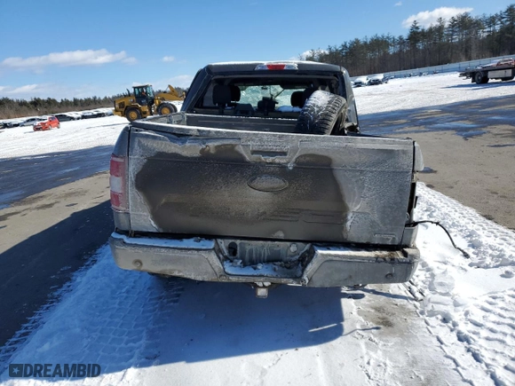 2018 Ford F-150 XL with VIN 1FTEW1EPXJFD77885, listed as a Copart auction lot 44845035 with 0 mi miles and Salvage Title. Bid and sale history available at carsss.com. Image 6.