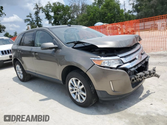 2013 Ford Edge Limited with VIN 2FMDK3KCXDBB05357, listed as a Copart auction lot 55954835 with 101,441 mi miles and Salvage title. Bid and sale history available at DreamBid. Image 4.