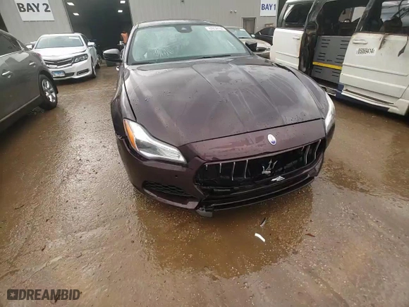 2018 Maserati Quattroporte S Q4 with VIN ZAM56YRA8J1304862, listed as a Copart auction lot 84832764 with 57,738 mi miles and Salvage Title. Bid and sale history available at carsss.com. Image 13.