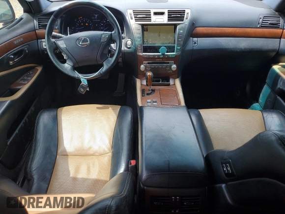 2012 Lexus LS 460 z VIN JTHBL5EFXC5109873, wystawiony jako Copart lot #51609035 z przebiegiem 154 154 mil mil oraz Czysty tytuł • Clean title. Historia ofert i sprzedaży dostępna na DreamBid. Obrazek 8.