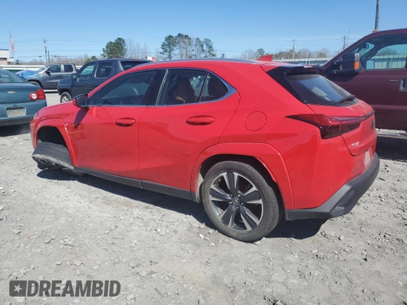 2022 Lexus UX with VIN JTHP3JBH1N2046820, listed as a Copart auction lot 46188775 with 87,613 mi miles and Salvage Title. Bid and sale history available at carsss.com. Image 2.