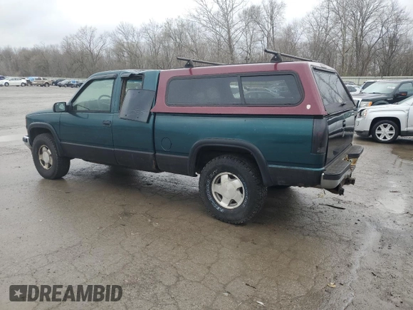 1997 Chevrolet Silverado 1500 with VIN 1GCEK19R6VE100721, listed as a Copart auction lot 50791185 with 100,724 mi miles and Salvage Title. Bid and sale history available at DreamBid. Image 2.