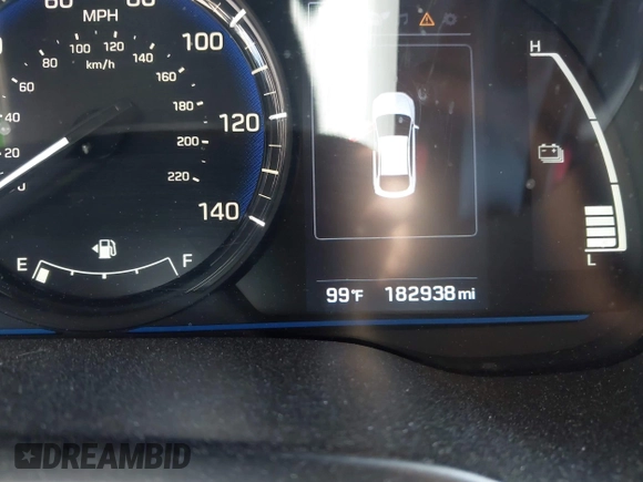 2019 Hyundai Ioniq Blue with VIN KMHC65LC7KU180387, listed as a IAAI auction lot 42510425 with 182,938 mi miles and . Bid and sale history available at DreamBid. Image 16.