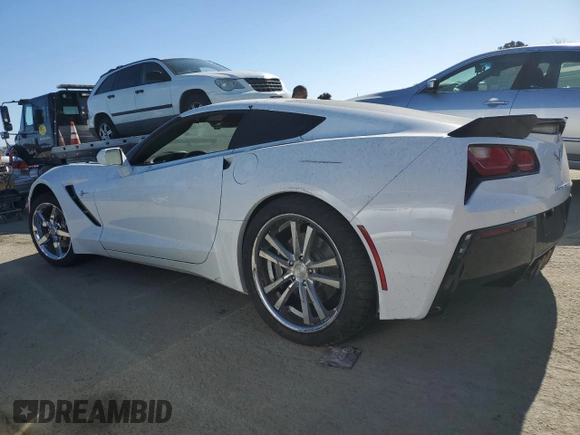 2015 Chevrolet Corvette 1LT with VIN 1G1YB2D78F5121332, listed as a Copart auction lot 42525555 with 41,943 mi miles and Clean Title. Bid and sale history available at carsss.com. Image 2.