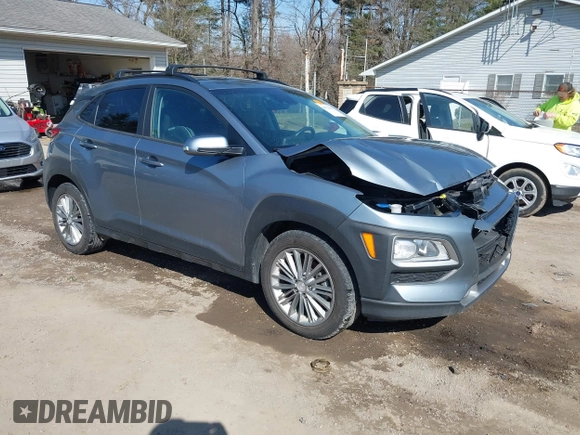 2020 Hyundai Kona SEL Plus with VIN KM8K6CAA7LU502089, listed as a IAAI auction lot 41753825 with 106,727 mi miles and . Bid and sale history available at carsss.com. Image 1.