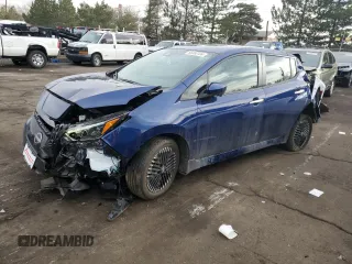 2025 Nissan LEAF SV Plus with VIN 1N4CZ1CV0SC560964, listed as a Copart auction lot 86388134 with 1,921 mi miles and Salvage Title. Bid and sale history available at carsss.com. Image 1.