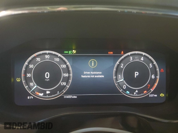 2024 Jaguar F-Pace R-Dynamic S with VIN SADCT2FU1RA739013, listed as a Copart auction lot 59994904 with 4,727 mi miles and Salvage title. Bid and sale history available at DreamBid. Image 9.
