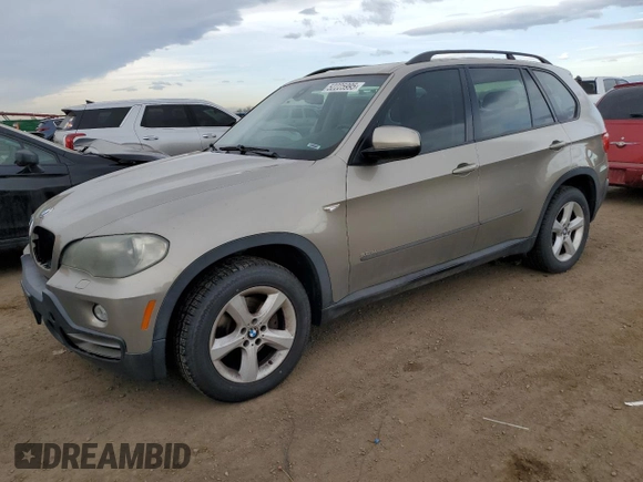 2008 BMW X5 3.0si with VIN 5UXFE43518L005761, listed as a Copart auction lot 52225995 with 193,640 mi miles and Clean Title. Bid and sale history available at carsss.com. Image 1.
