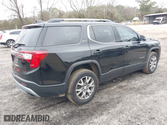 2021 GMC Acadia SLT with VIN 1GKKNMLS0MZ209789, listed as a IAAI auction lot 41521978 with 104,690 mi miles. Bid and sale history available at carsss.com. Image 4.