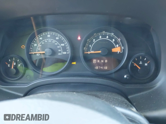 2016 Jeep Compass Sport with VIN 1C4NJDBB6GD501468, listed as a IAAI auction lot 42148412 with 187,418 mi miles. Bid and sale history available at carsss.com. Image 7.