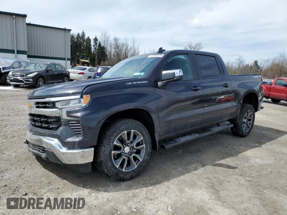 2024 Chevrolet Silverado 1500 LT with VIN 3GCPDKEK3RG315618, listed as a Copart auction lot 52344075 with 7,213 mi miles and Salvage Title. Bid and sale history available at DreamBid. Image 1.