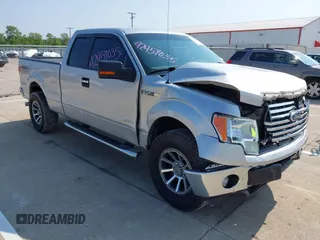 2012 Ford F-150 XL with VIN 1FTFX1ET5CFA28151, listed as a IAAI auction lot 42457035 with 118,943 mi miles and . Bid and sale history available at DreamBid. Image 1.
