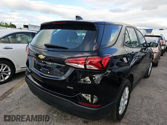 2023 Chevrolet Equinox LS z VIN 3GNAXSEG9PL152638, wystawiony jako IAAI lot #42079302 z przebiegiem 43 563 mil mil oraz . Historia ofert i sprzedaży dostępna na DreamBid. Obrazek 1.