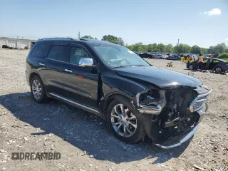 2018 Dodge Durango Citadel with VIN 1C4SDHETXJC460992, listed as a Copart auction lot 56358135 with 116,541 mi miles and Salvage title. Bid and sale history available at DreamBid. Image 4.