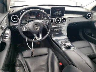 2015 Mercedes-Benz C 300 with VIN 55SWF4JB9FU082657, listed as a Copart auction lot 55466575 with 109,254 mi miles and Salvage Title. Bid and sale history available at DreamBid. Image 8.
