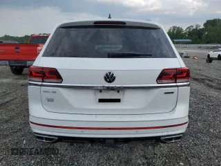 2022 Volkswagen Atlas SEL Premium R-Line with VIN 1V2FR2CA8NC528907, listed as a Copart auction lot 60201125 with 26,125 mi miles and Salvage title. Bid and sale history available at DreamBid. Image 6.