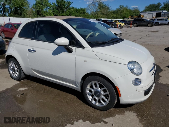 2013 FIAT 500 Pop с VIN 3C3CFFDRXDT647607, выставлен на аукционе Copart как лот 57860045 с пробегом 77 247 миль миль и Чистый • Clean title. История ставок и продаж доступна на DreamBid. Изображение 4.