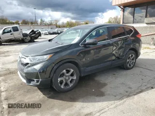 2017 Honda CR-V EX with VIN 5J6RW2H58HL066737, listed as a Copart auction lot 75921704 with 101,411 mi miles and Salvage Title. Bid and sale history available at carsss.com. Image 1.