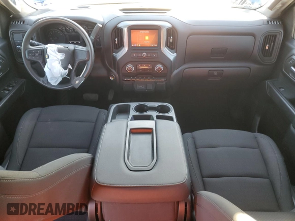 2024 Chevrolet Silverado 1500 Custom with VIN 3GCPABEK1RG202503, listed as a Copart auction lot 48681235 with Not Provided miles and Salvage Title. Bid and sale history available at DreamBid. Image 8.