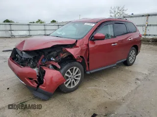 2016 Nissan Pathfinder Platinum with VIN 5N1AR2MM8GC614818, listed as a Copart auction lot 56833695 with 162,569 mi miles and Salvage title. Bid and sale history available at DreamBid. Image 1.