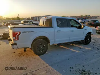 2016 Ford F-150 XL with VIN 1FTEW1CF7GKD22532, listed as a Copart auction lot 53856915 with 202,289 mi miles and Salvage Title. Bid and sale history available at carsss.com. Image 3.